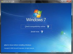 Wizard Installazione Windows Seven