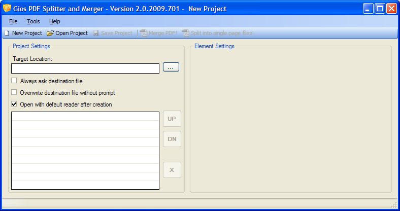 con GiosPSM si possono selezionare sia file pdf che immagini per unirli in unico file pdf