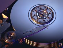 i piatti del disco di un hard disk
