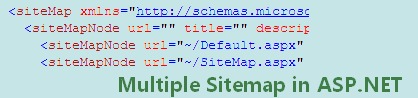 specificare più di una sitemap in pagine aspx grazie al modello a providers di asp.net