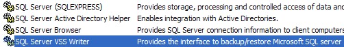 Come risolvere il problema del messaggio d'errore legato al servizio di SQL Server Writer