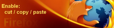 Abilitare le funzioni di Taglia, Copia ed Incolla nel Browser Firefox agendo sul file user.js